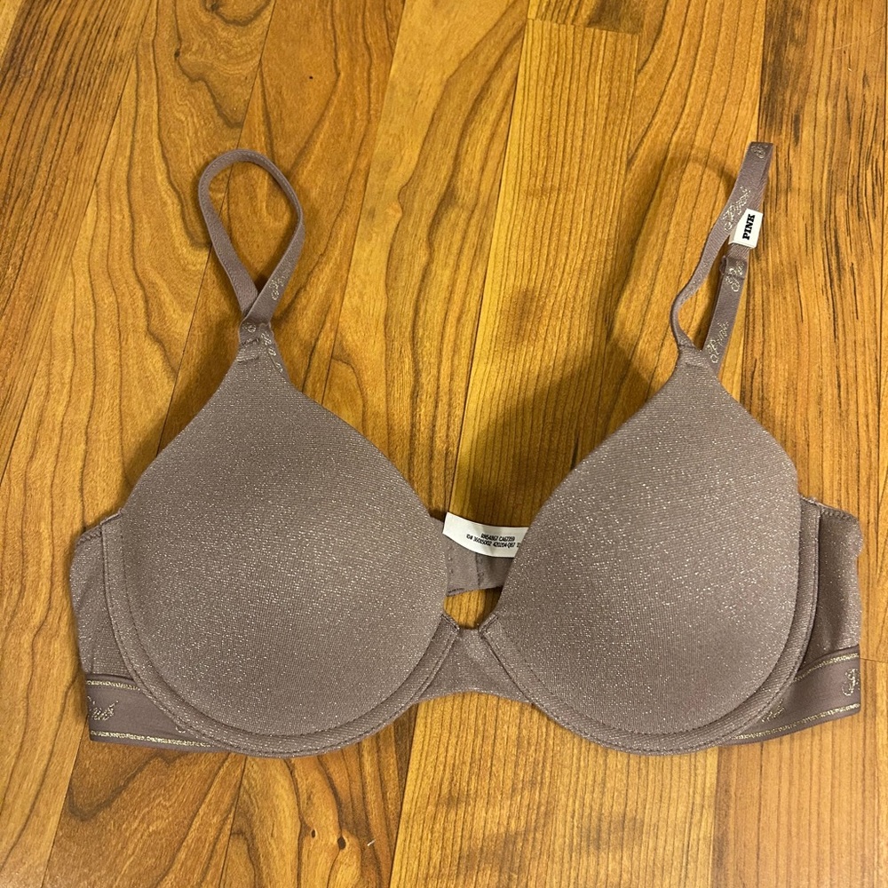 Pink Victorias Secret shimmer mocha Brown Women's Bra